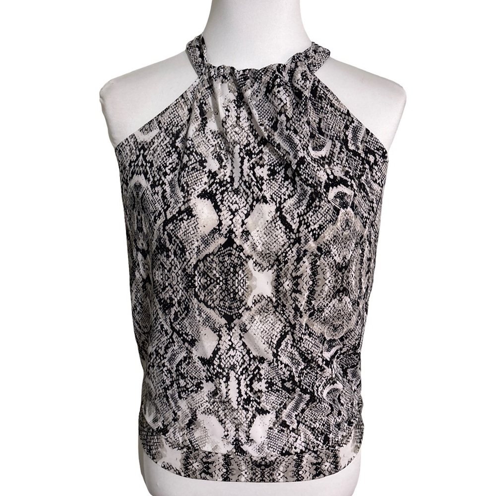 INC International Concepts Snake Print Blouse